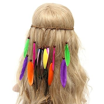 B Kingko Unisex Women Men Hair Styling Headbands Bohemian