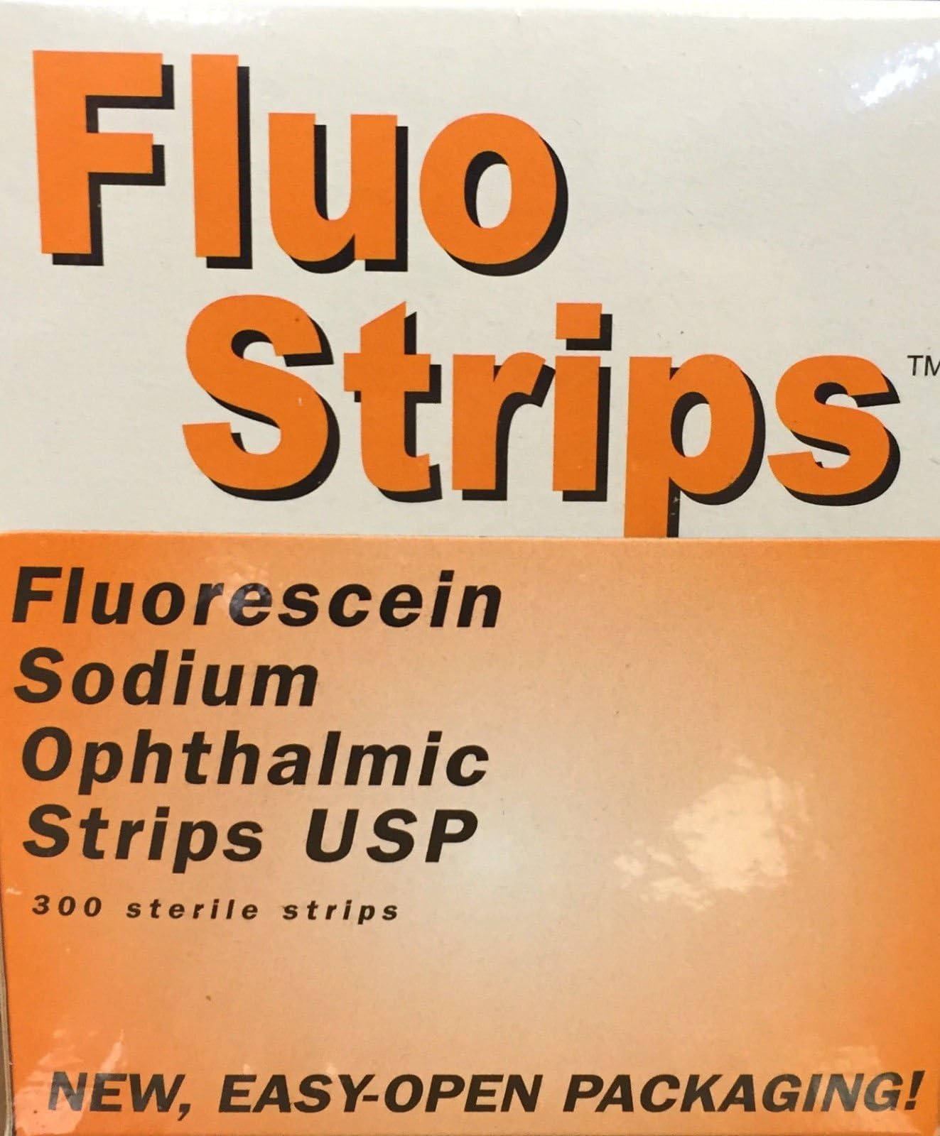 300 PCS Fluorescein Ophthalmic Strips, Flou Bio Glo Fluorets Opticians Veterinary Strips, Ophthalmic Fluoro Touch Strip, Fluorescein Sodium Test Strip for Home & Hospital by Sport World Vision