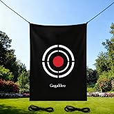 Gagalileo Golf Target Cloth with Ropes for Indoor Outdoor Practice | Replacement accessory visible aiming area lightweight setup for compatible frames Quiet Velet Target Protective Net
