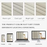 PONY DANCE Pencil Pleat Thermal Curtains 66x90 Dark Beige Blackout Panels view 6