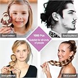 Hanyousheng Elastic Hair Bands 1000 Pieces Black White Mini 1.5cm Diameter view 5