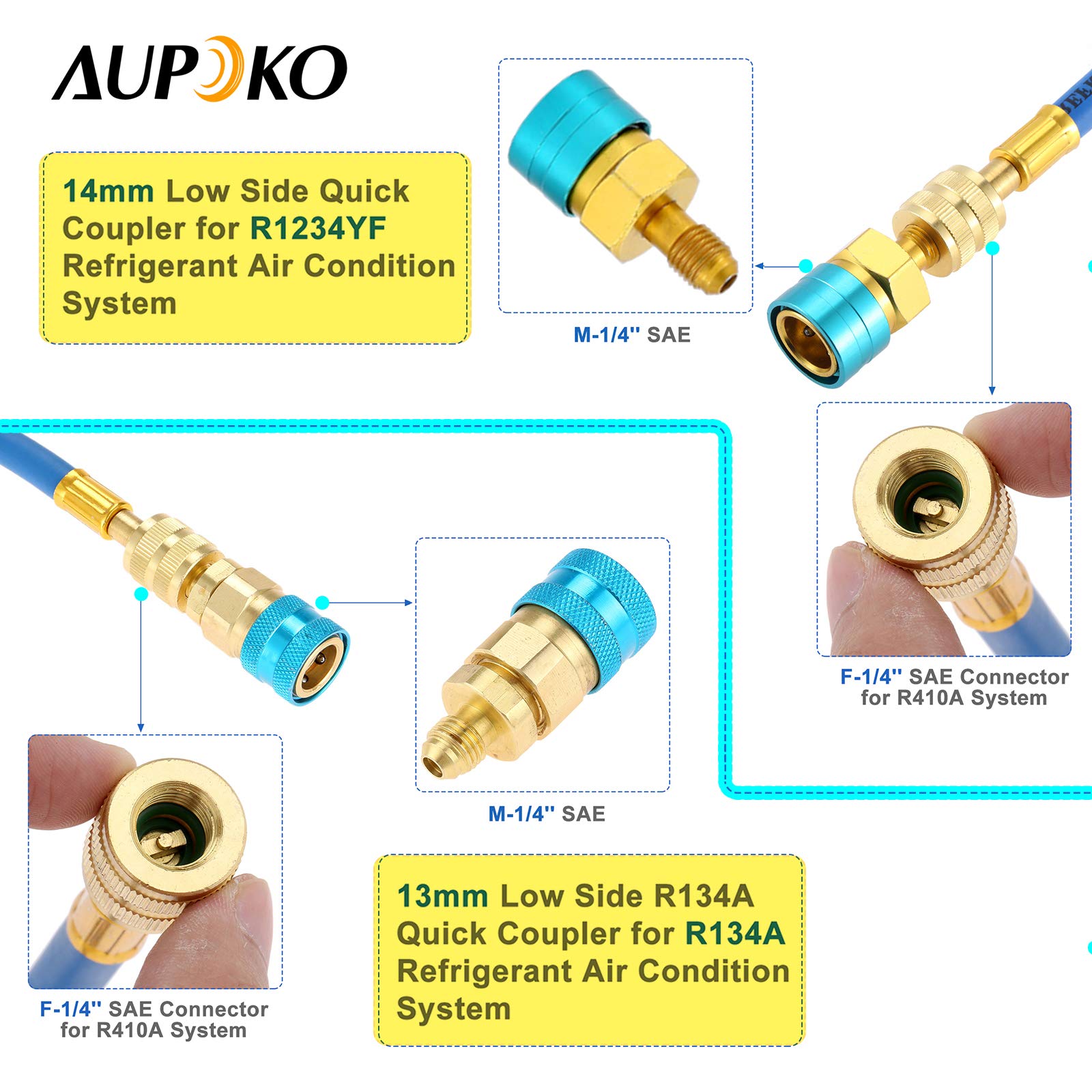 Mua Aupoko AC Oil Injector Kit, R134A Oil Injector with R1234YF Low ...