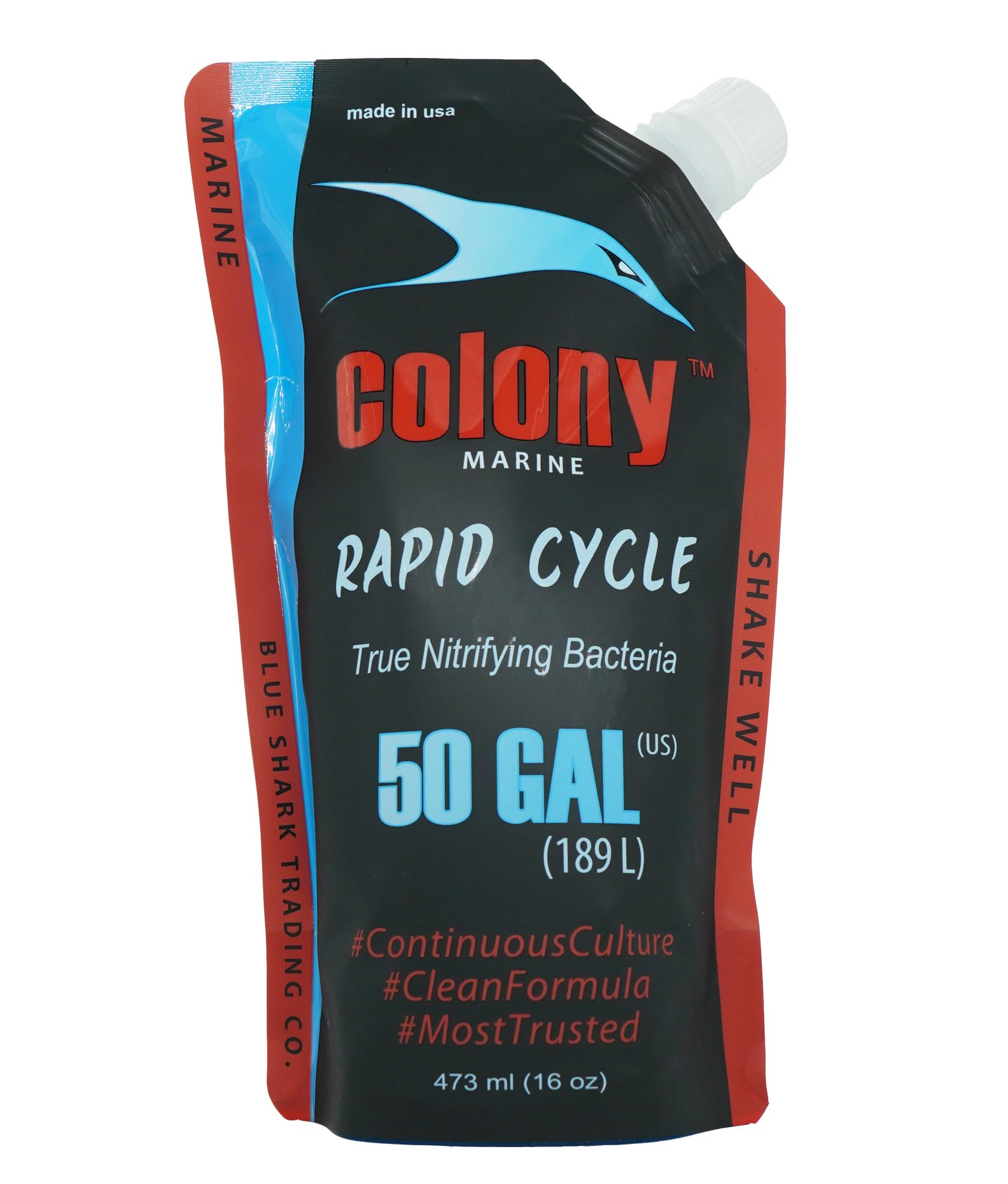 ATM Blue Shark Animal Planet Tanked AAT00414 Colony Sw, 16-Ounce