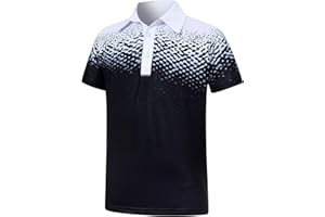 uideazone Boys Polo Shirts Dry Fit Performance Golf Short Sleeve Casual School Uniform Size 5-14