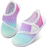 LeIsfIt Toddler Water Shoes Boys Girls Barefoot Aqua Socks Kids Breathable Quick-Dry Swim Shoes for Beach Pool Surf