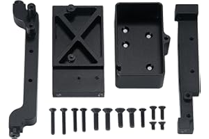 WEFEINO Metal Equipment Box Tray & Servo Mount Upgrade Parts for 1/6 Axial SCX6 AXI05000 JLU AXI05001 Trail Honcho RC Crawler Car