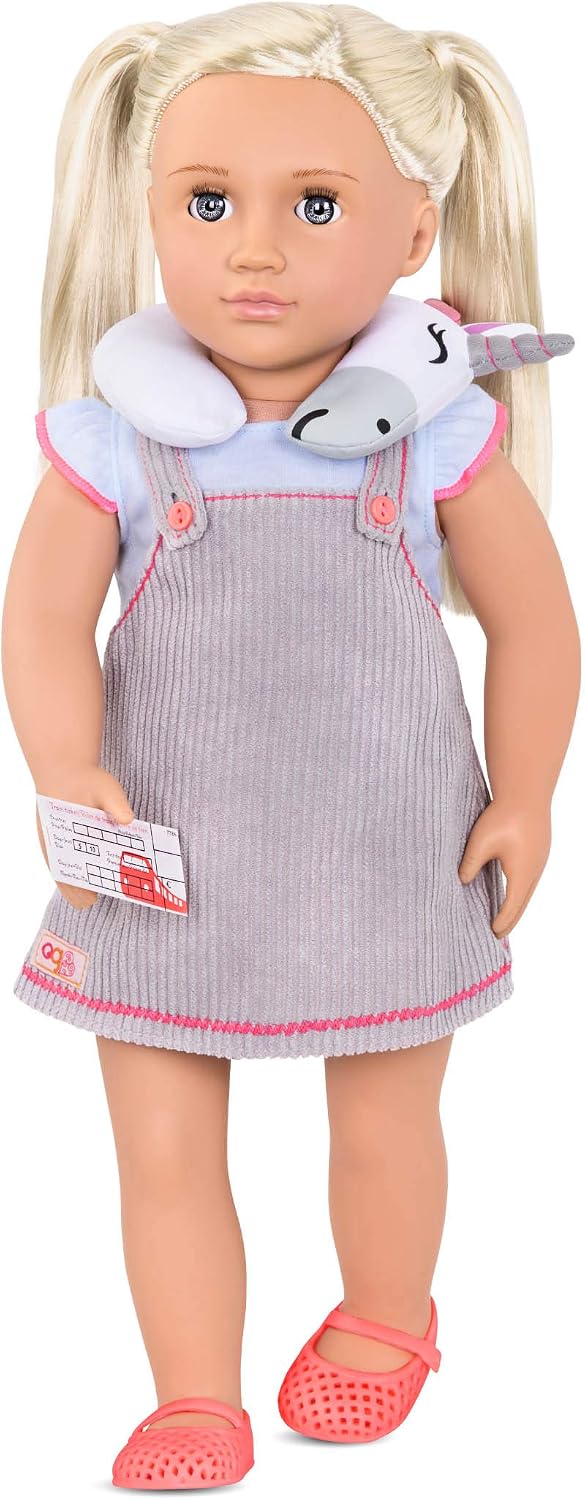 Our Generation - Unicorn Express - Travel Outfit - Unicorn Pillow - 18-Inch Doll Clothes - Pretend Play - Toy for Kids 3 Years + - Image 5