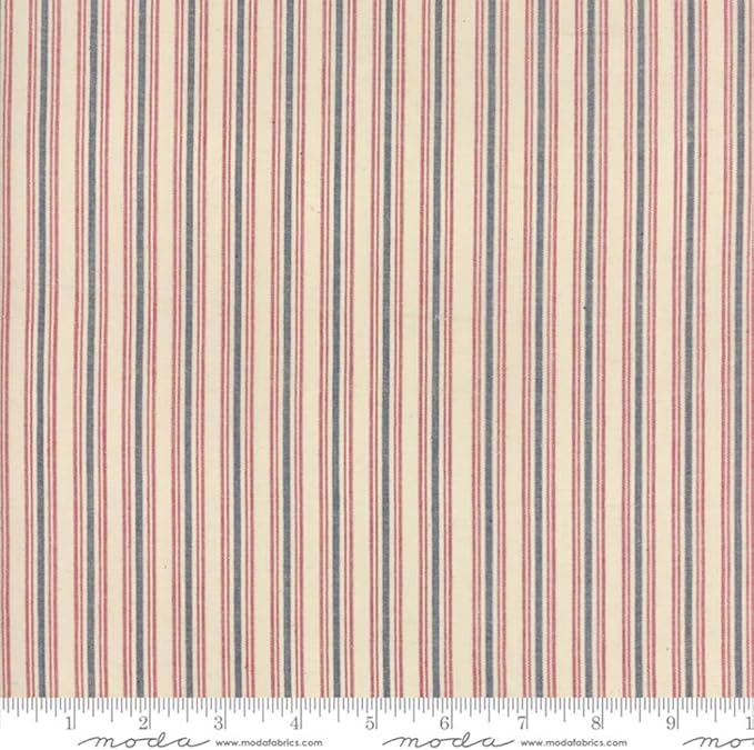 Moda Vive La France Wovens Striped Red Sold Per 1 4 Metre Long Quarter Amazon Co Uk Welcome