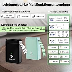 ORGBRO Label Maker Machine with Tape, X1 Portable