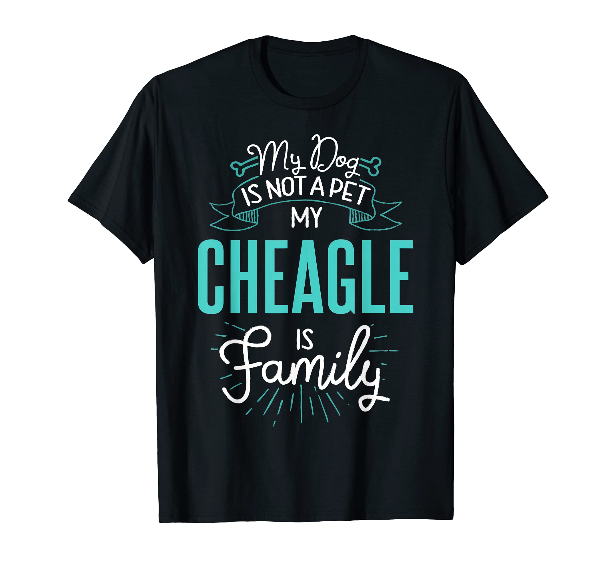 Cute Cheagle Design Family Dog Giftn T-Shirt