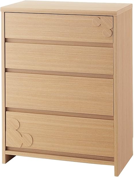 Amazon Co Jp ベルメゾン ディズニー チェスト コンパクト 引出 チェスト タンス 新生活 4段 ナチュラル ホーム キッチン