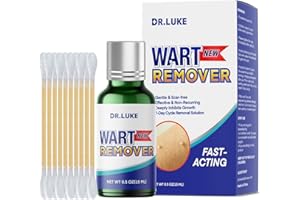 Dr. Luke Fast Action Liquid Wart Remover for Men & Women, Exclusive Formula Wart Products for Genital Wart, Common Wart, Filiform Wart, Flat Wart, and Tiny Wart