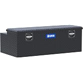 UWS EC20503 Secure Lock 48-Inch Matte Black Heavy-Wall Aluminum Under Tonneau Cover Tool Box, RigidCore Lid