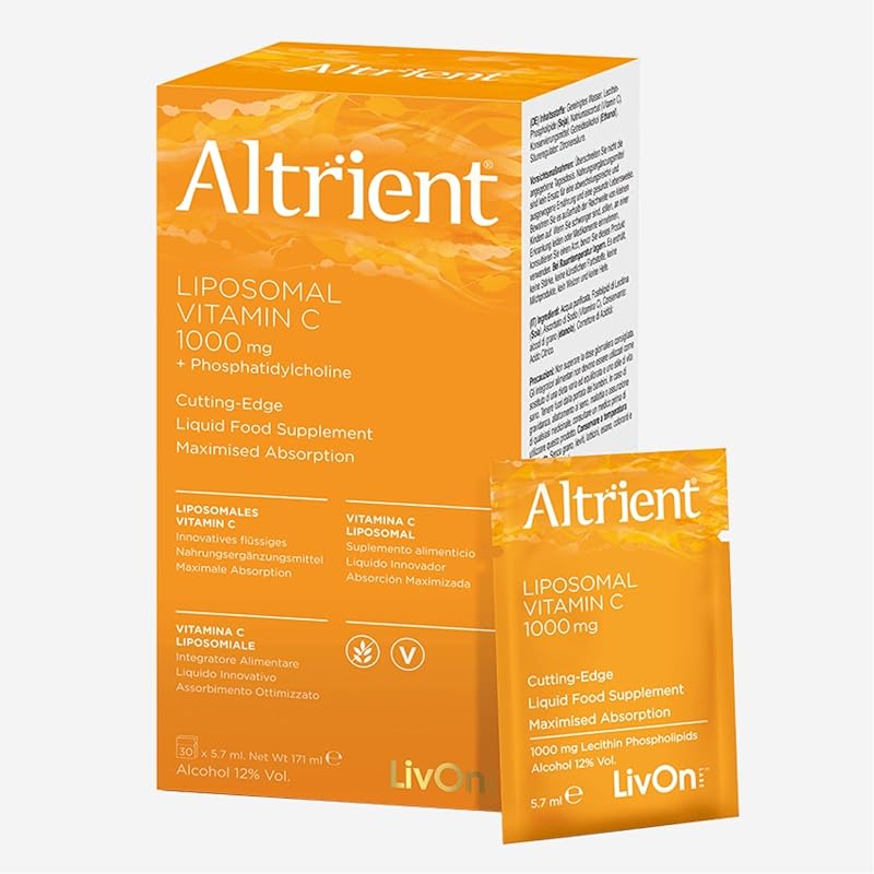 Altrient Liposomal Vitamin C 1000mg | 30 Vegan Sachets | High Absorption