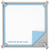 IMMCUTE Pee Pad Holder, Fits 24"&times;24" Training Pads &mdash; High Edges Stop Leaks | Easy to clean, Soft silicone, Stays in place, Easy to carry, Potty training