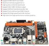 PUSOKEI B75 LGA 1155 Motherboard DDR3 M.2 SATA3 PCI-EX16 Graphics VGA HDMI DVI view 2