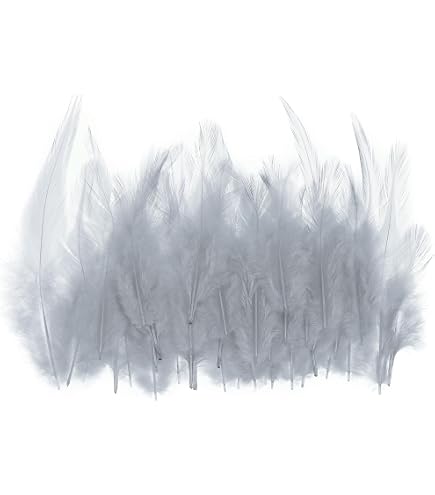PATIKIL 100 Plumes De Coq Naturelles 3-5 Pouces – Noir – Idéales Pour Attrape-Rêves, Artisanat, Costumes, Mariage & DIY