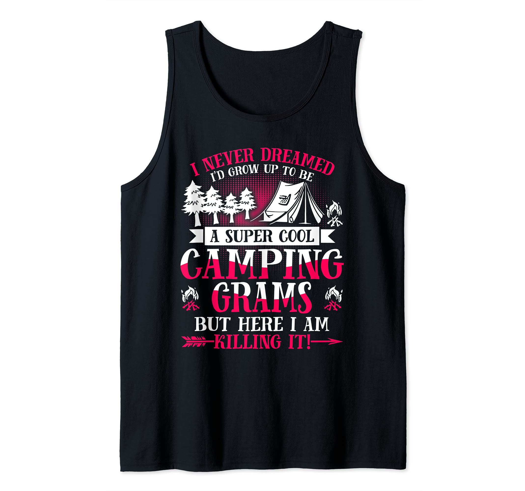 Camping Grams Supper Cool Grams Summer Holiday Tank Top