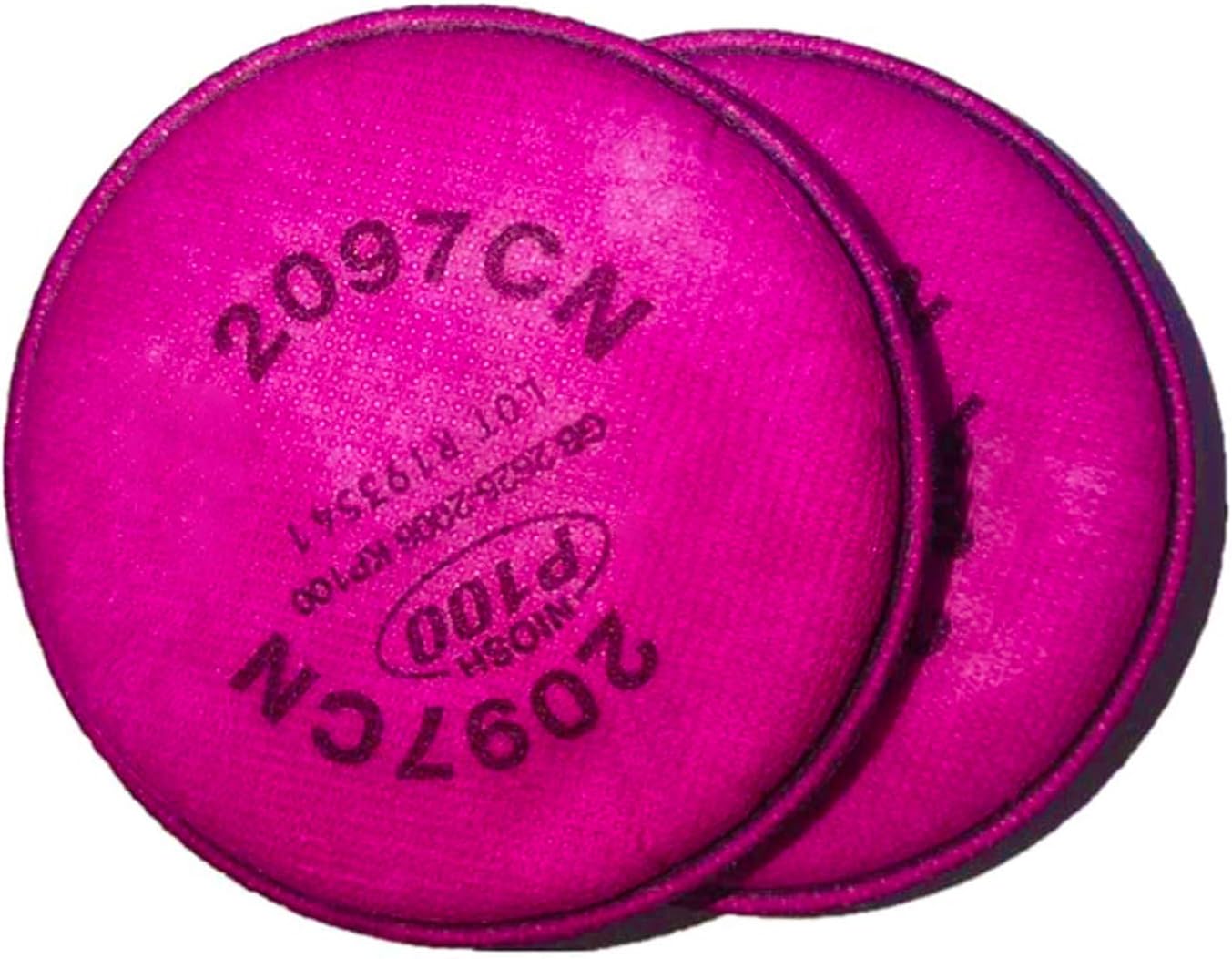 2-PCS Particulate Filter with Organic Vapor Relief, 2097 Filter Cottons 2097CN Cartridges Filters Safety Respirator Filter