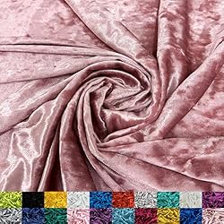 Ice Fabrics Stretch Crushed Velvet Fabric by The