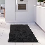 THE RUGS Living Room Rug Shaggy Soft 30 mm 60x110 cm Black view 2