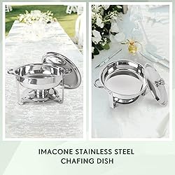 IMACONE Chafing Dish Buffet Set of 2 Pack, 5QT