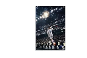 FANCHUANG CR Poster Quote Football Canvas Prints Wall Art For Rooms UnFrame-style 12x18inch(30x45cm)