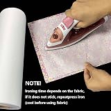 YLM1991 Iron On Interfacing Fabric Lightweight White 30g 2m Single-Sided view 4