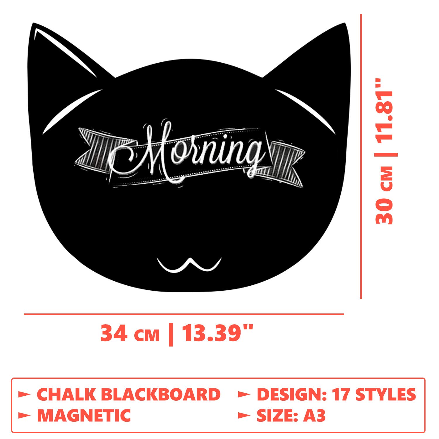 BeCrea Pizarra Magnética para Nevera, Vinilo - 17 Tipos DE Estilo ...