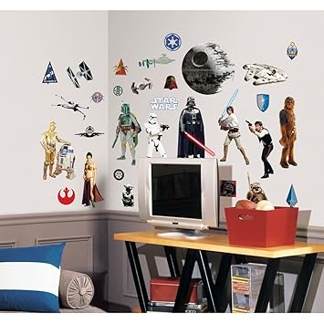 Amazon Com 31 New Classic Star Wars Wall Decals Movie