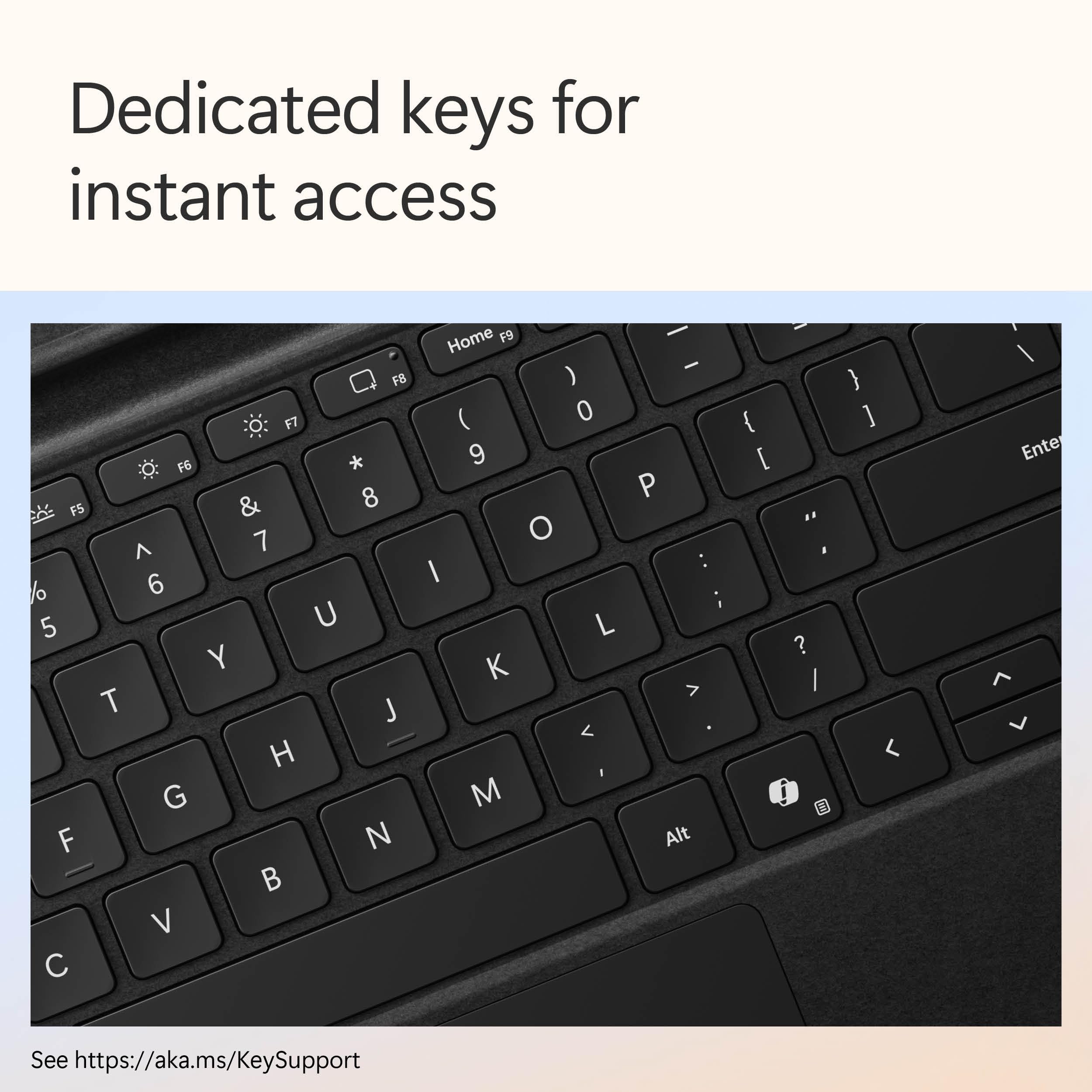 Pack Microsoft Surface Pro : Clavier Alcantara + Stylet Fin - Neuf - Compatible Copilot