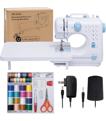 Amazon.com: Portable Tabletop Beginner Mini Sewing Machine for