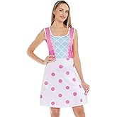 WATCPNO Halloween Cosplay Women Cowgirls Dress Costume Halloween Dress for Hallowen Party