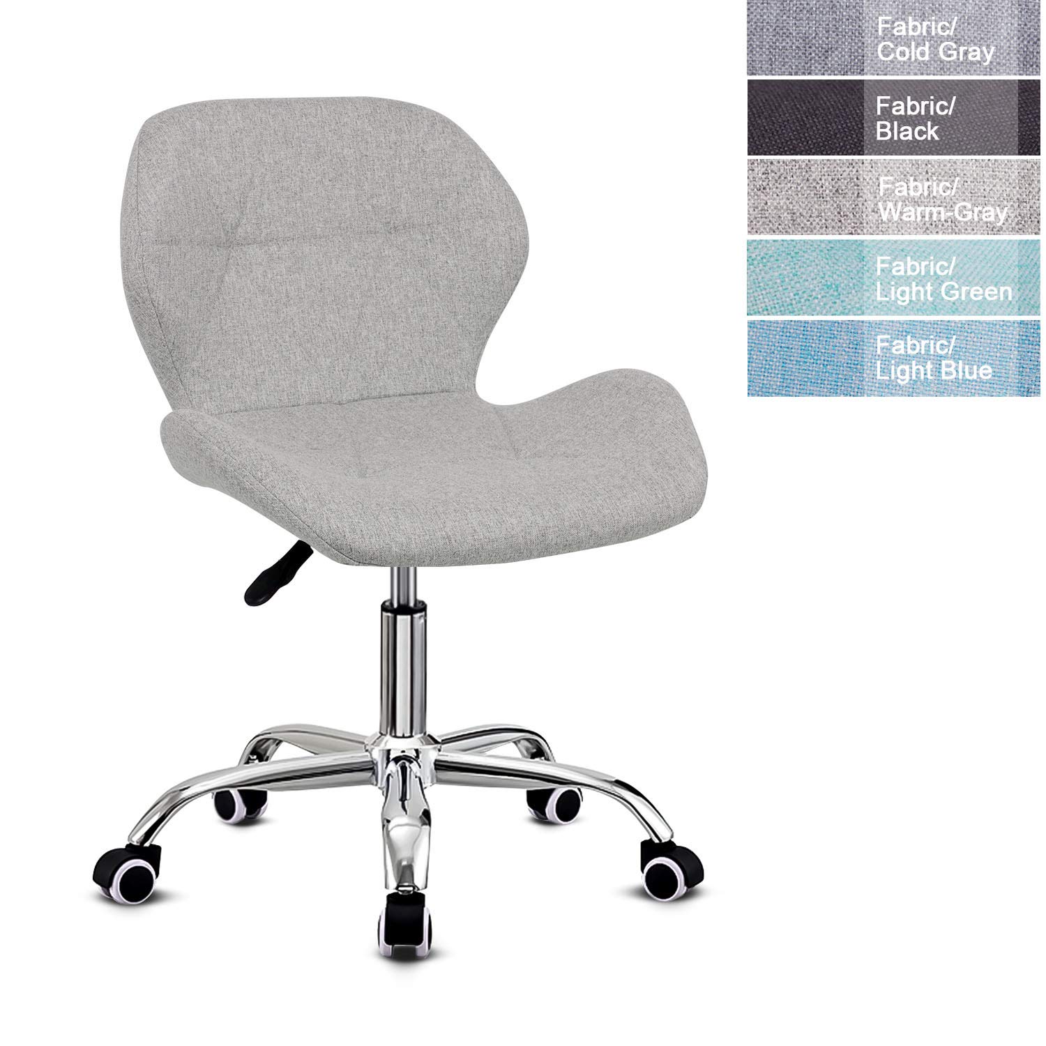 Euco Grey Desk Chair Comfy Fabric Comput Buy Online In Bosnia And Herzegovina At Desertcart