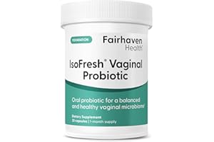 Fairhaven Health IsoFresh Vaginal Probiotics for Women | Supports Healthy pH Balance for Women and Vaginal Odor* | One Per Day | Lactobacillus Blend | Gluten Free Supplement | 30 Capsules