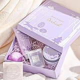 BODY & EARTH Orchid Bath Spa Gift Set 5 Pcs Candle Body Butter Hand Cream view 2