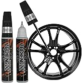ZGchengZZ 2PCS Quick & Easy Gloss Black Rim Scratch Repair Pen for Car Wheels Universal Touch Up Paint to Fix Scratches, blac