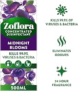 Zoflora Midnight Blooms 500ml Multipurpose Disinfectant Pack of 2 view 2