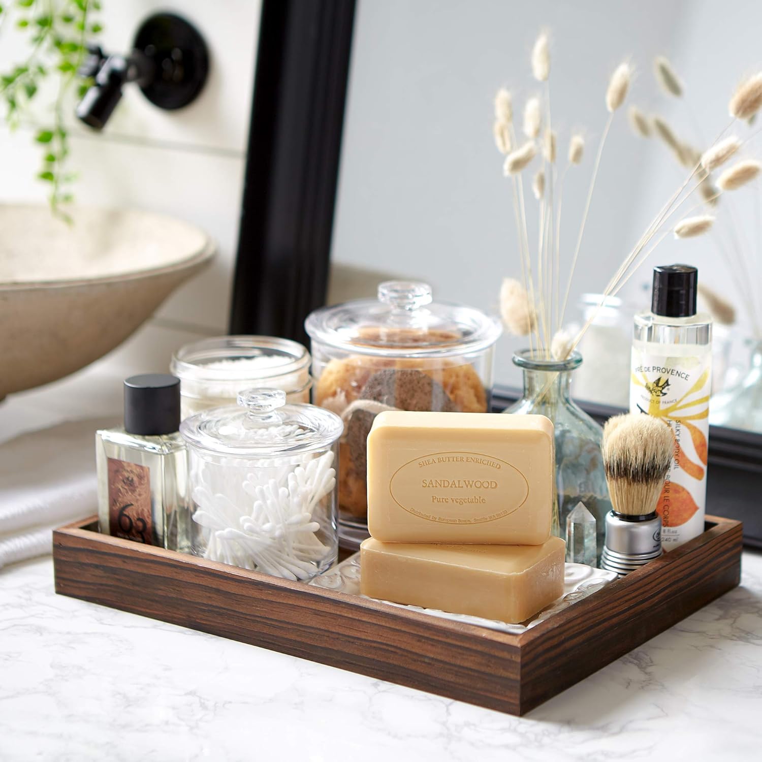 Pre de Provence Artisanal French Soap Bar Enriched with Shea Butter, Sandalwood, 250 Gram: Beauty