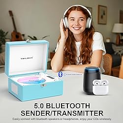 CD Player Portable for Home with Upgraded Speakers