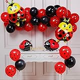 ladybug baby shower backdrop