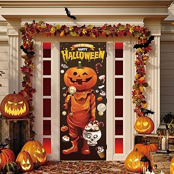 Amazon Co Jp Henssaopp 創造的な3dドアの前のハロウィンゴースト装飾的な人格ステッカー ウォールステッカー ハロウィン 飾り ３d 装飾 壁紙シール 壁飾り 壁紙背景ウォール ションデカール ウォールペーパー 壁の装飾 ステッカー 壁画 ベビールーム 店 部屋 窓 保育園