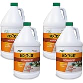 RID-O-RUST Outdoor Liquid Rust Stain Remover, Removes Stains, Calcium, and Limescale from Concrete, Vinyl Siding, and More, 1 Gallon Bottles (4 Pack)