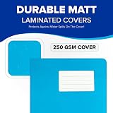 Durabook A4 8mm F&M Assorted Colour Exercise Books Pack of 5 80 Page view 2