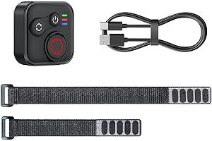 Remote Controller for DJI Osmo 360 /Action 6/5 Pro/4 Action Camera, Up to 50-Meter Long Range Control Design with Wrist Strap