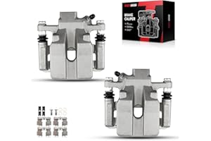 Torchbeam Rear Brake Calipers Set for Toyota Camry 2007-2011, Lexus ES350 2007-2012, Toyota Avalon 2008-2011, Rear Left and Rear Right Calipers with Bracket Replace # 19B3130+19B3131