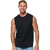 Merino Wool Tank Top Men - Active Merino Wool Undershirt Moisture Wicking Breathable Anti-Odor Lightweight Base Layer