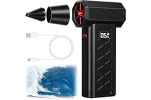 MOVUED Snow Master Pro LED Turbo Blower, 130,000 RPM Portable Snow Whiz Turbo Blower,Mini Turbo Snow Blower, Blower for car with Dual Mode Design,for Vehicle Snow Removal and Home Cleaning