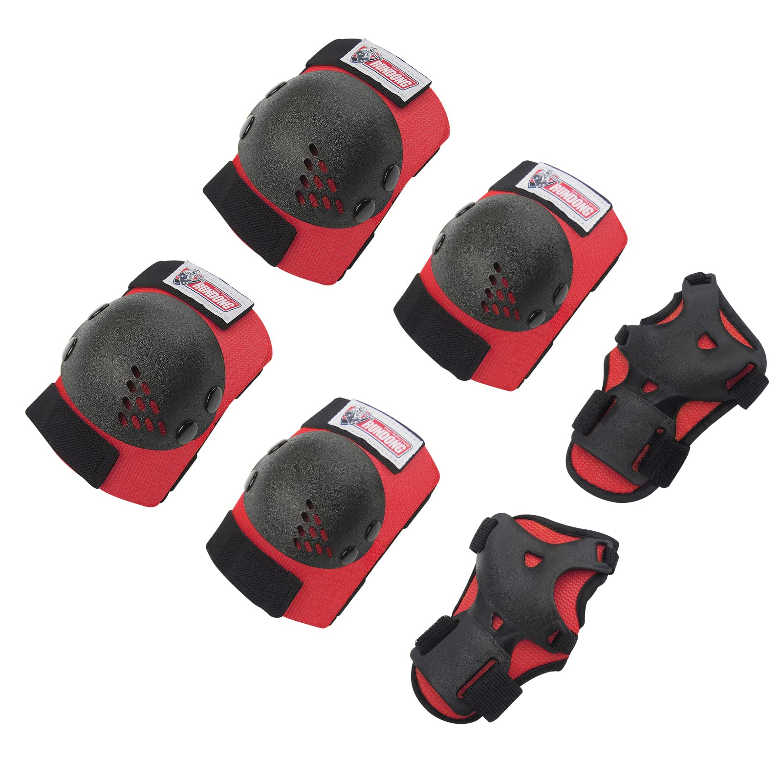 Kids/Youth Knee Pads Elbow Pads Wrist Guards Set for Kids Roller Skates, Scooter, Inline Skating, Cycling, BMX Bike, Skateboard, Riding, And Outdoor Extreme Multi-Sports Protective Gear Ice Skating