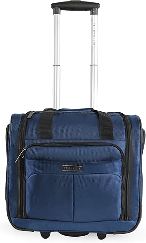 perry ellis rolling laptop business bag